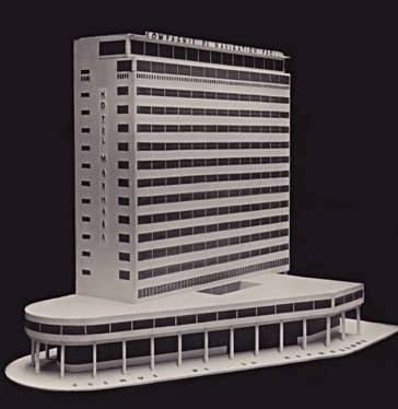 Maquette de l'h&ocirc;tel
